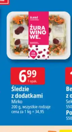 E.Leclerc Śledzie z dodatkami Mirko oferta