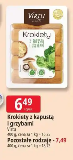 E.Leclerc Krokiety z kapustą i grzybami Virtu oferta