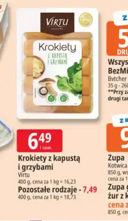 E.Leclerc Krokiety z kapustą i grzybami Virtu oferta