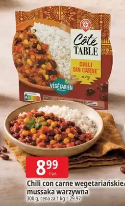 E.Leclerc Chili con carne wegetariańskie/ mussaka warzywna oferta