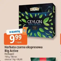 E.Leclerc Herbata czarna ekspresowa Big Active oferta