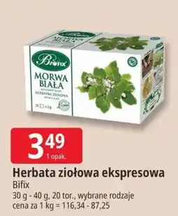 E.Leclerc Herbata ziołowa ekspresowa Bifix oferta