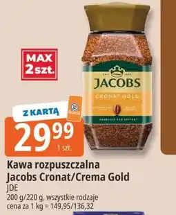 E.Leclerc Kawa rozpuszczalna Jacobs Cronat/Crema Gold oferta