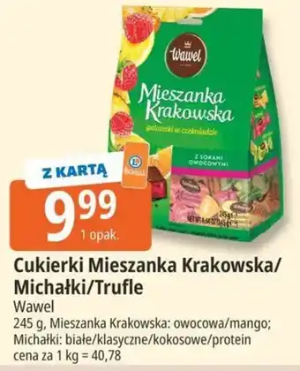 E.Leclerc Cukierki Mieszanka Krakowska/Michałki/Truffle Wawel oferta