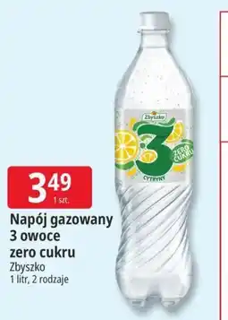 E.Leclerc Napój gazowany 3 owoce zero cukru Zbyszko oferta