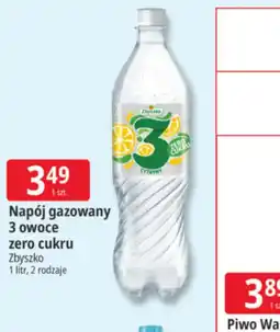 E.Leclerc Napój gazowany 3 owoce zero cukru Zbyszko oferta
