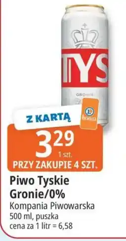 E.Leclerc Piwo Tyskie Gronie/0% oferta