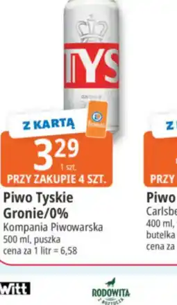 E.Leclerc Piwo Tyskie Gronie/0% oferta
