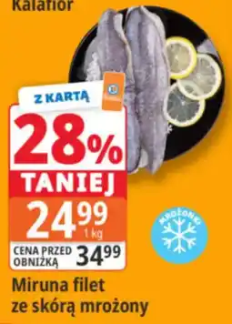 E.Leclerc Miruna filet ze skórą mrożony oferta