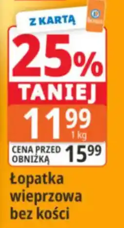 E.Leclerc łopatka wieprzowa bez kości oferta