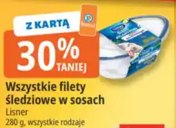 E.Leclerc Wszystkie filety śledziowe w sosach Lisner oferta