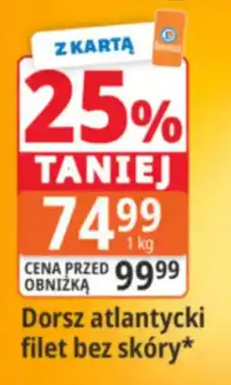 E.Leclerc Dorsz atlantycki filet bez skóry* oferta