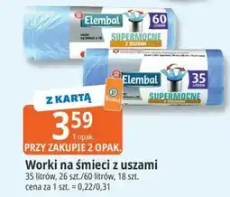 E.Leclerc Worki na śmieci z uszami oferta