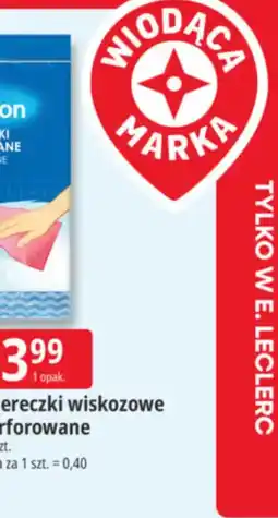 E.Leclerc Ręczniki wiskozowe perforowane oferta