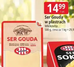 E.Leclerc Ser Gouda w plastrach Mlekovita oferta