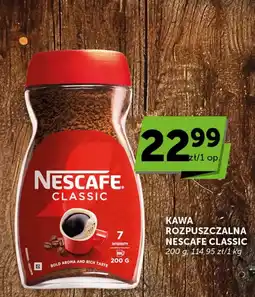 Groszek Kawa Rozpuszczalna Nescafe Classic oferta