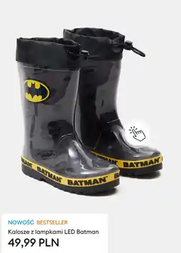 Sinsay Kalosze z lampkami LED Batman oferta