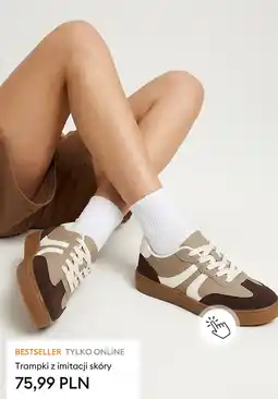 Sinsay Trampki z imitacji skóry oferta