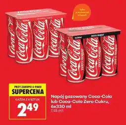 Biedronka Napój gazowany Coca-Cola lub Coca-Cola Zero Cukru, 6x330 ml oferta