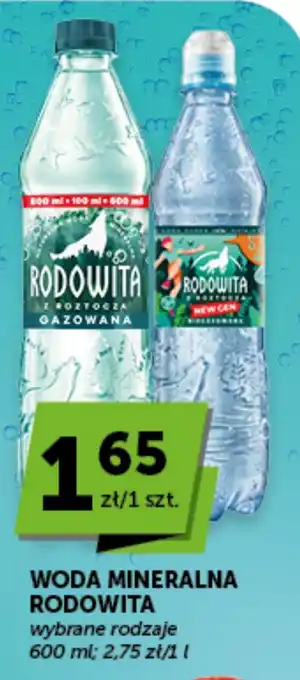 Woda mineralna Rodowita
