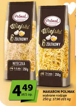 Groszek Makaron Polmak Wiejski 6 Żółtkowy oferta