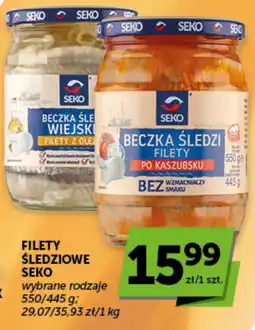Groszek Filety śledziowe SEKO oferta