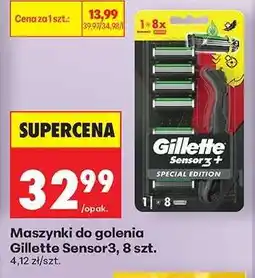Biedronka Maszynki do golenia Gillette Sensor3, 8 szt oferta