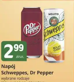 Marketvita Napój Schweppes, Dr Pepper wybrane rodzaje oferta