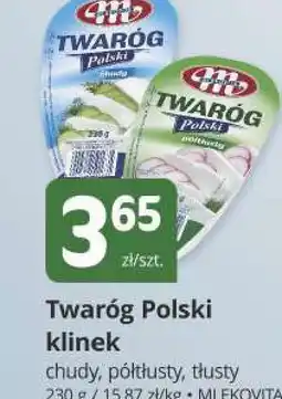 Marketvita Twaróg Polski klinek chudy, półtłusty, tłusty oferta