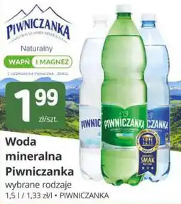 Marketvita Woda mineralna Piwniczanka wybrane rodzaje oferta