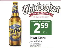 Marketvita Piwo Tatra Jasne Pełne oferta