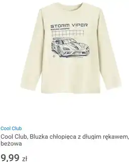 Smyk Cool Club, Bluzka chłopięca z długim rękawem, beżowa oferta
