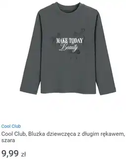 Smyk Cool Club, Bluzka dziewczęca z długim rękawem, szara oferta