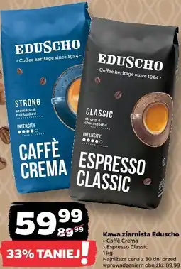 Netto Kawa ziarnista Eduscho Caffè Crema / Espresso Classic oferta