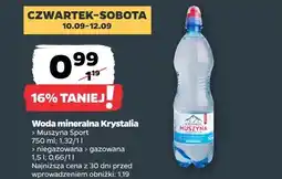 Netto Woda mineralna Krystalia oferta