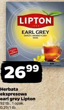 Netto Herbata ekspresowa earl grey Lipton oferta
