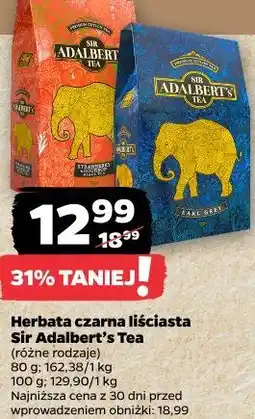 Netto Herbata czarna liściasta Sir Adalbert's Tea oferta