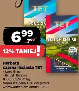 Netto Herbata czarna liściasta TET oferta
