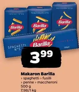 Netto Makaron Barilla oferta