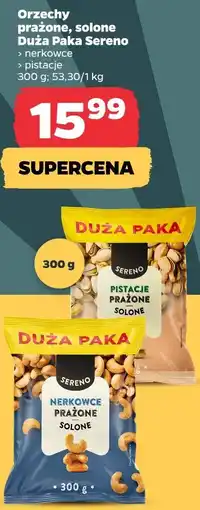 Netto Orzechy prażone, solone Duża Paka Sereno oferta