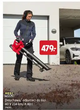 Jula Meec Tools Dmuchawa/ odkurzacz do liści 40 V 234 km/h oferta