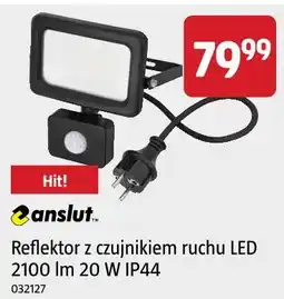 Jula Anslut Reflektor z czujnikiem ruchu LED 2100 lm 20 W IP44 oferta