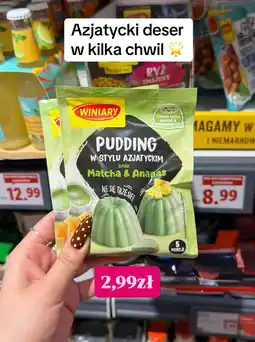 Lidl Winiary Pudding w stylu azjatyckim smak Matcha & Ananas oferta