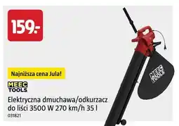 Jula Meec Tools Elektryczna dmuchawa/odkurzacz do liści 3500 W 270 km/h oferta