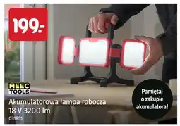 Jula Akumulatorowa lampa robocza MEEC TOOLS 18 V 3200 lm oferta