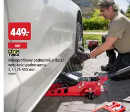 Jula Niskoprofilowy podnośnik o dużej wysokości podnoszenia Meec Tools 2,5 t 75-510 mm oferta