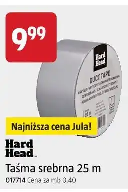 Jula Hard Head Taśma srebrna 25 m oferta