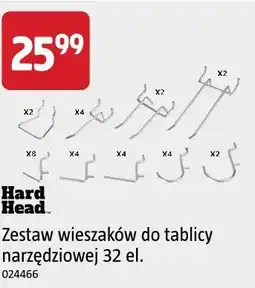 Jula Zestaw wieszaków do tablicy narzędziowej Hard Head 32 el oferta