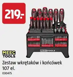 Jula Zestaw wkrętaków i końcówek 107 el. Meec Tools oferta