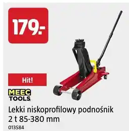 Jula Lekki niskoprofilowy podnośnik Meec Tools 2 t 85-380 mm oferta